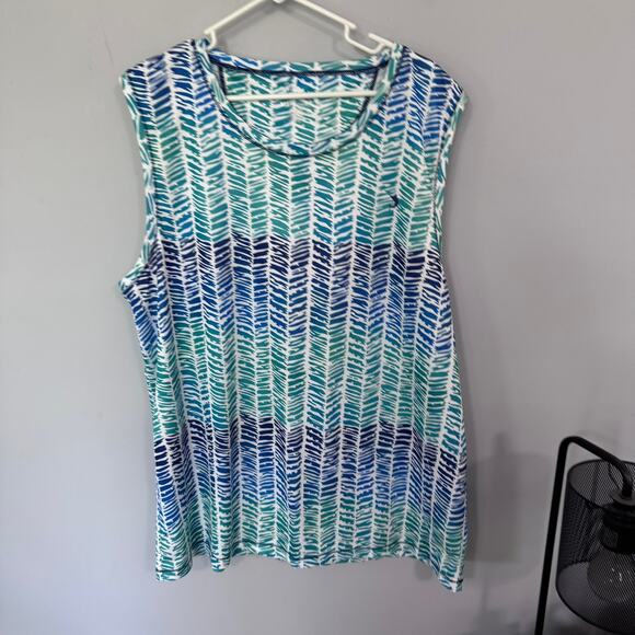 Reel Legends Tops - Reel Legends Performance Fishing Freeline Sleeveless Shirt Womens Plus Size XXL